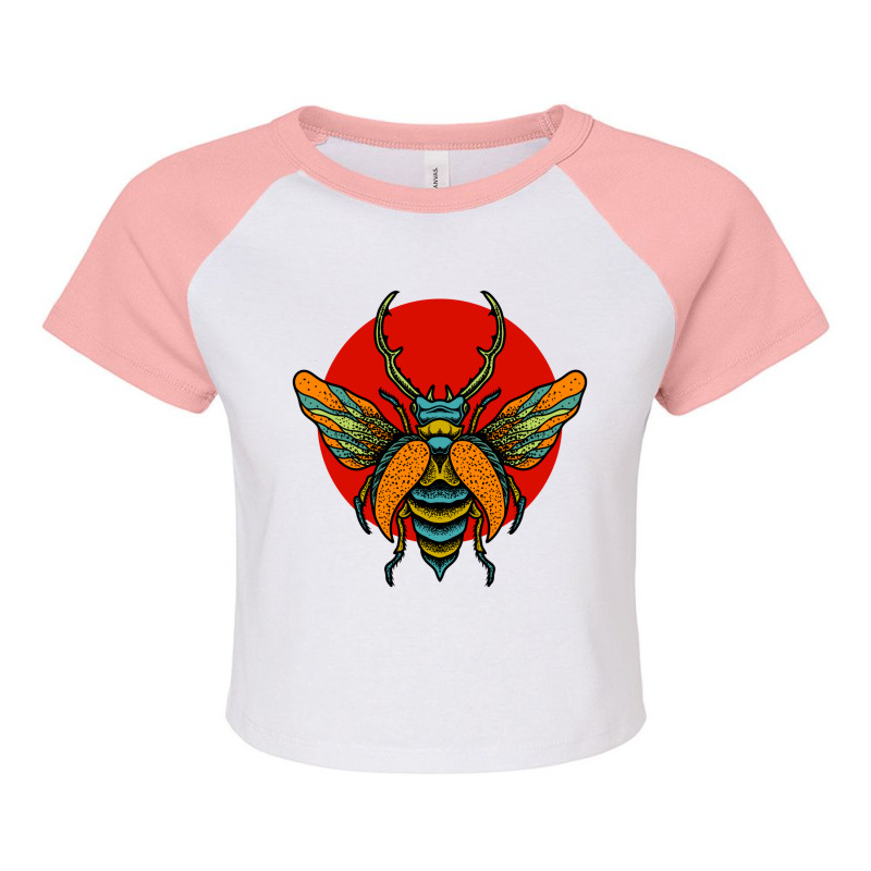 Wild Insect 7 Raglan Crop Top | Artistshot