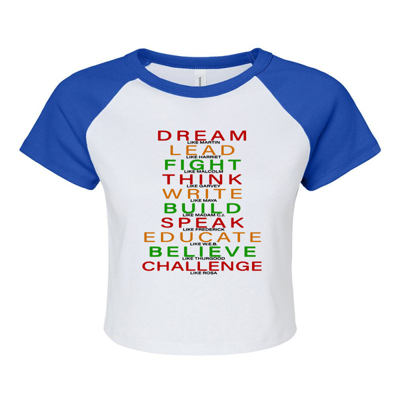 Dream Like Matrin Lead Fight Raglan Crop Top by KikoKoi | Artistshot