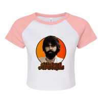 Retro Michael Mc Musician Raglan Crop Top | Artistshot