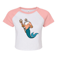 King Triton Raglan Crop Top | Artistshot