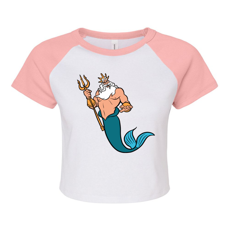 King Triton Raglan Crop Top by jamaikan | Artistshot