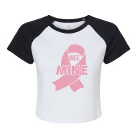 Bee Mine Raglan Crop Top | Artistshot