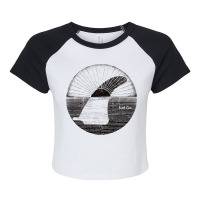 Surf Go The Beach Raglan Crop Top | Artistshot