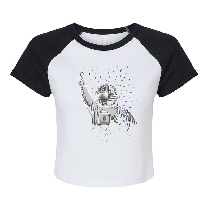 Houston  We Have Disco Fever Raglan Crop Top by loveshop | Artistshot