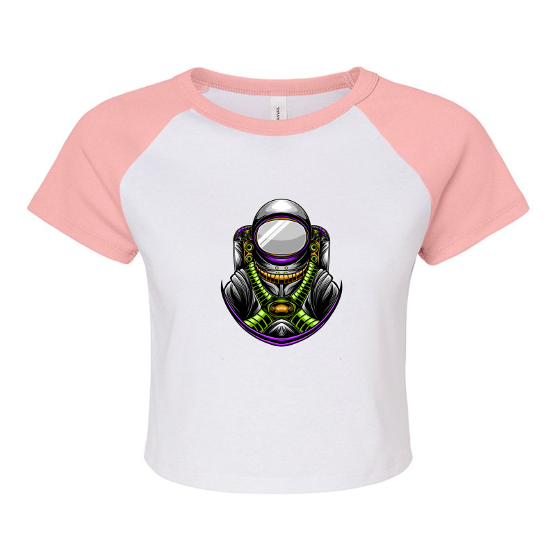 Astronaut Raglan Crop Top | Artistshot