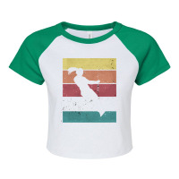 Girl T  Shirt Girl Waterski T  Shirt Raglan Crop Top | Artistshot