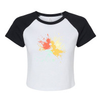 Stargazing T  Shirt S T A R G A Z I N G I N K S P L A S H T  Shirt Raglan Crop Top | Artistshot