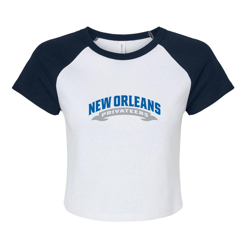 New Orleans Privateers Raglan Crop Top by mikasdilsa | Artistshot