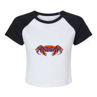 Crab Raglan Crop Top | Artistshot