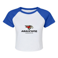 Avangard Omsk Raglan Crop Top | Artistshot