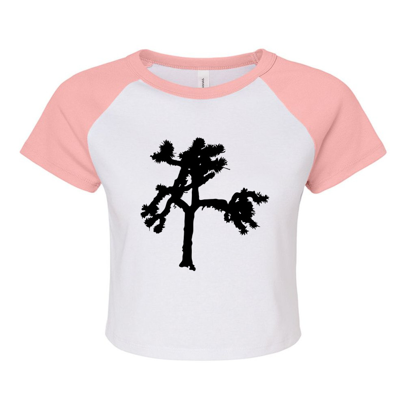 Suitable-u-2-joshua-tree-worn Raglan Crop Top by jolera | Artistshot