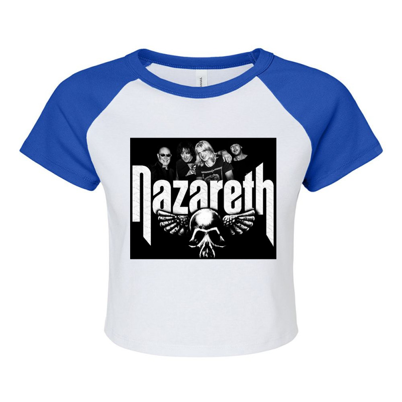 Scottish Rock Raglan Crop Top by mcvicar | Artistshot