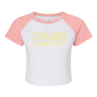 Spaceballs Raglan Crop Top | Artistshot