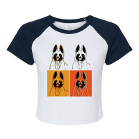 Malinois T  Shirt Belgian Malinois Dog Gift Idea T  Shirt Raglan Crop Top | Artistshot