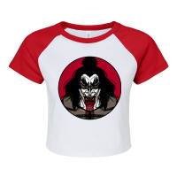 God Of Thunder And Rock'n Roll   Demon Raglan Crop Top | Artistshot