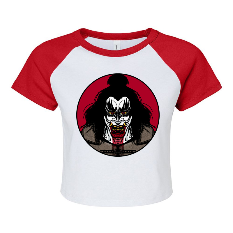 God Of Thunder And Rock'n Roll   Demon Raglan Crop Top by kumkunari | Artistshot