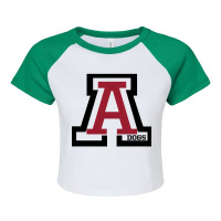 Andalusia High School Raglan Crop Top | Artistshot