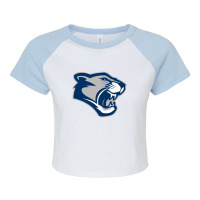 Pocono Mountain School District Raglan Crop Top | Artistshot