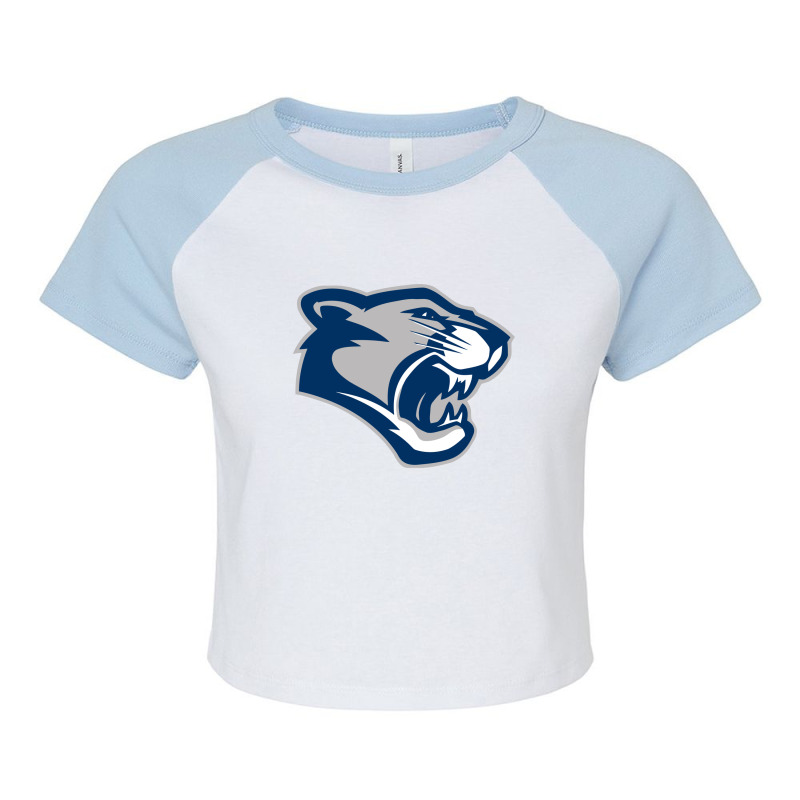 Pocono Mountain School District Raglan Crop Top by ReeseRenata | Artistshot