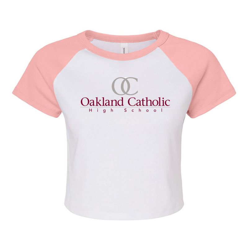 Oakland Catholic High School Raglan Crop Top by TabithaTaylor | Artistshot