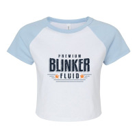 Premium Blinker Fluid Novelty Gear Head Joke Essential Raglan Crop Top | Artistshot