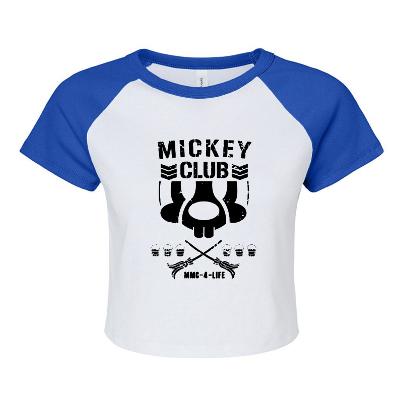 Bullet Mouse Era Raglan Crop Top by rastyrocl | Artistshot