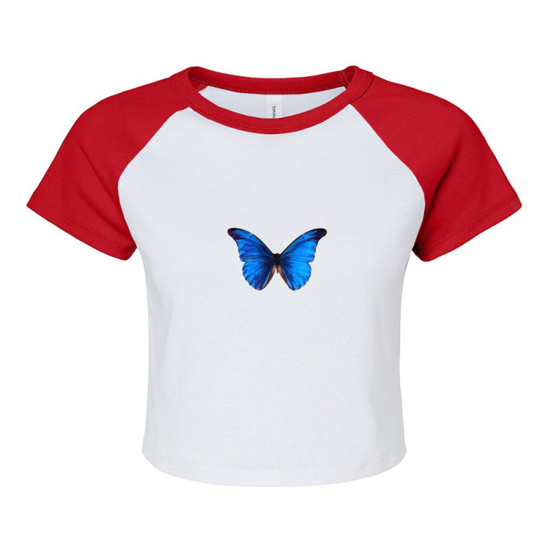 Butterfly Speech Language Raglan Crop Top by dodo2 | Artistshot