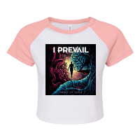 I Prevail Heart Vs Mind Tour 2022 Raglan Crop Top | Artistshot