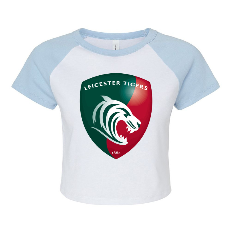 Leicester Tigers Raglan Crop Top by SomArt | Artistshot