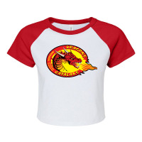 Catalans Dragons Raglan Crop Top | Artistshot