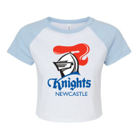 Newcastle Knights Raglan Crop Top | Artistshot