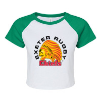 Exeter Rugby Club Raglan Crop Top | Artistshot