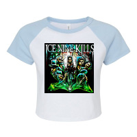 Ice Nine Kills Horror Raglan Crop Top | Artistshot