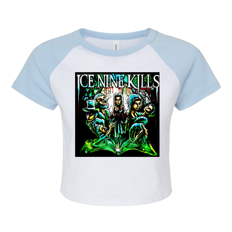 Ice Nine Kills Horror Raglan Crop Top by Shari_FeechanShop | Artistshot