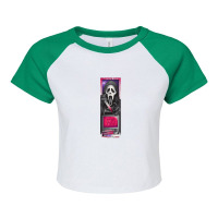 Scream Horror Movie Poster 93730230 Raglan Crop Top | Artistshot