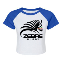 Zebre Rugby Raglan Crop Top | Artistshot