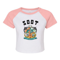 Wilbur Soot College Raglan Crop Top | Artistshot