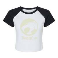 Thundercat Blackred Blues Raglan Crop Top | Artistshot