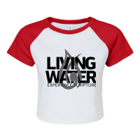 Living Water Raglan Crop Top | Artistshot