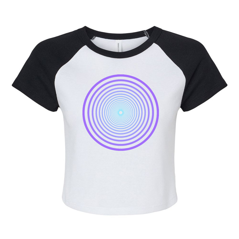 Hypnotic T  Shirt Hypnotize Royal Purple T  Shirt Raglan Crop Top by ortizaiyana293 | Artistshot