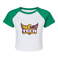 Tennessee Tech Raglan Crop Top | Artistshot