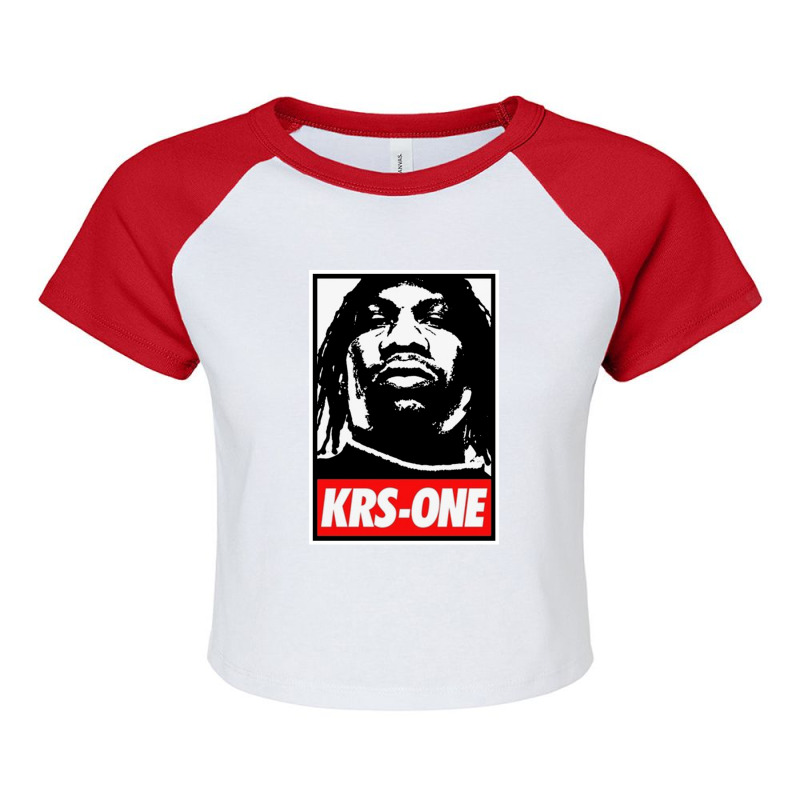 Krs One Merch Raglan Crop Top by dianasal | Artistshot