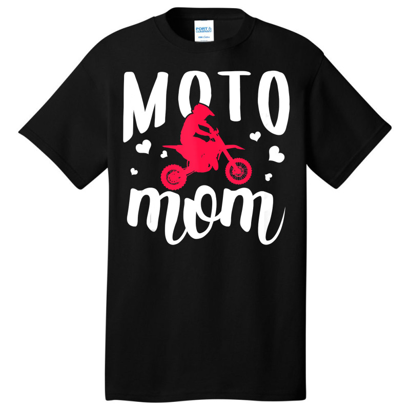 Moto Mom Dirt Bike And Motocross Gift For Women And Moms Tank Top Basic T-shirt | Artistshot