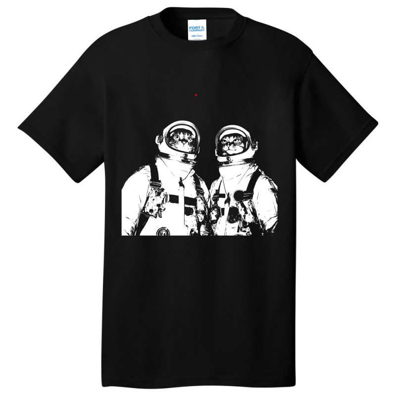 Catstronauts Basic T-shirt by joyo bobs | Artistshot