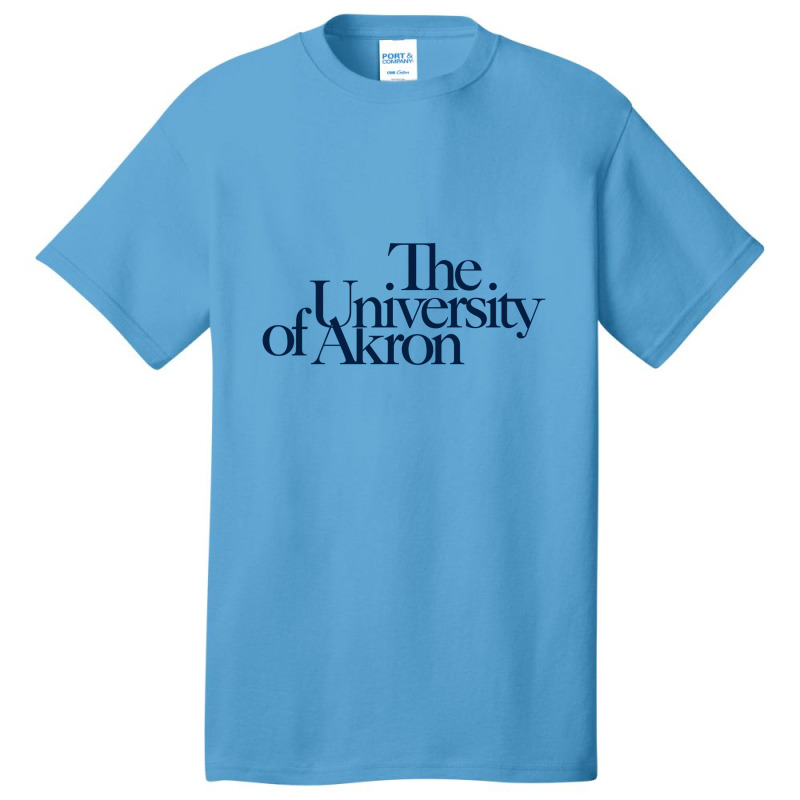 The University Of Akron Basic T-shirt by Alex christin | Artistshot