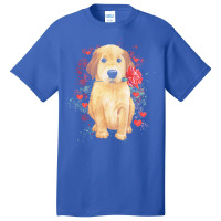 Family Gift For You T  Shirt Puppy Valentine's Day T  Shirt Cute Pitbu Basic T-shirt | Artistshot