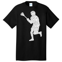 Funny Lacrosse Lover Gift T  Shirt Funny Graphic Lacrosse Ball Stick S Basic T-shirt | Artistshot