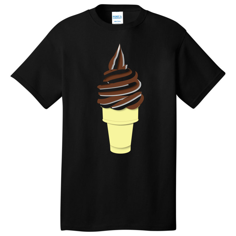 Ice Cream Chocolatte Vanilla Basic T-shirt by ririnai | Artistshot