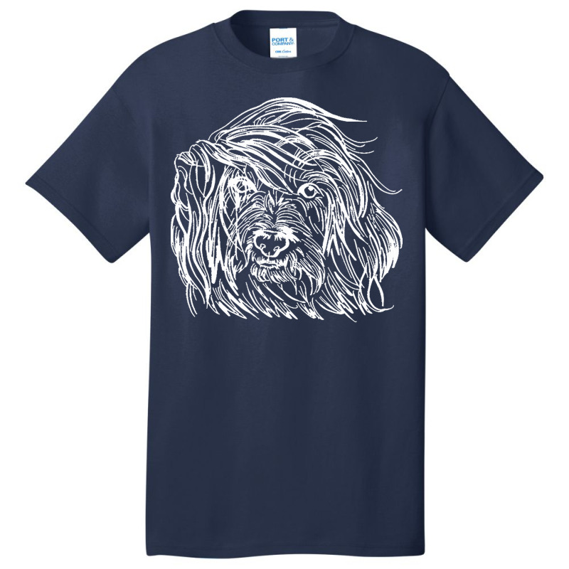 Tibetan Terrier T  Shirt Tibetan Terrier Line Art T  Shirt Basic T-shirt | Artistshot