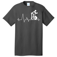 Cycling T  Shirt Indoor Spinning Cycle Heartbeat T  Shirt Basic T-shirt | Artistshot